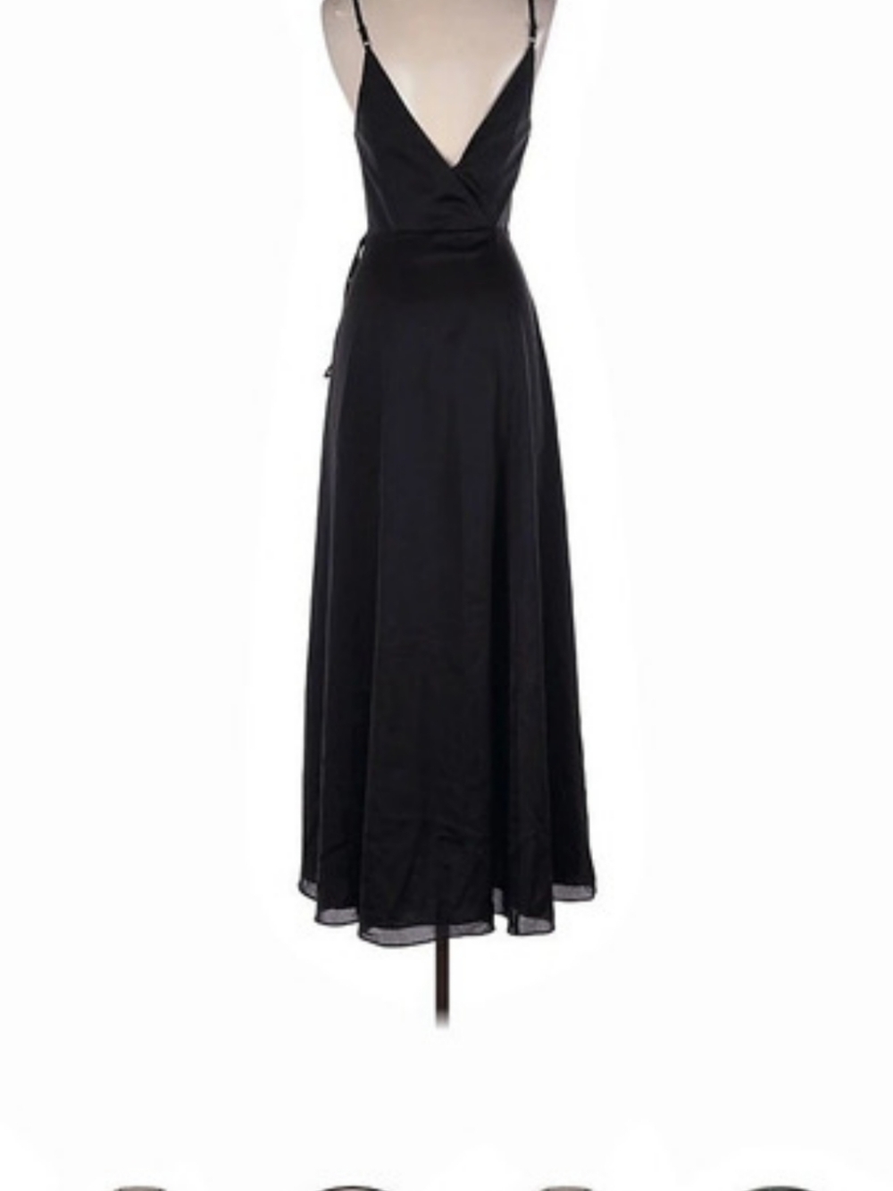 Fame and Partners Maxi Dress in Black Size 2 Like New